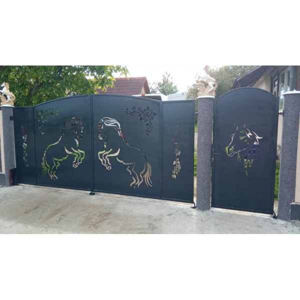 Porti metalice tabla decupata  TD.2 CAI 450x200cm