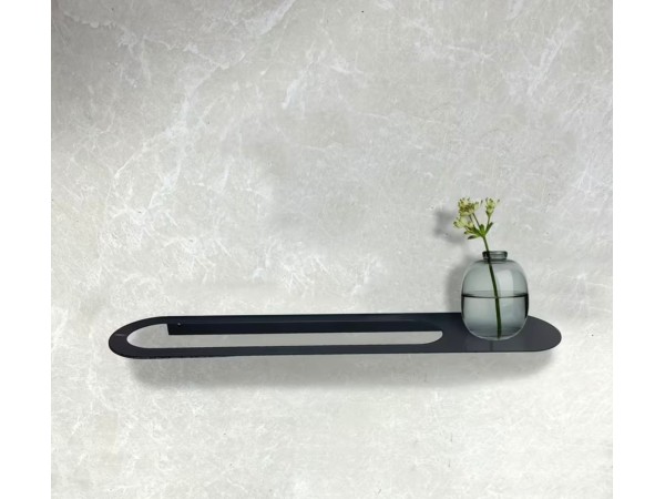 Suport prosoape, negru, 50x10x2, 5cm