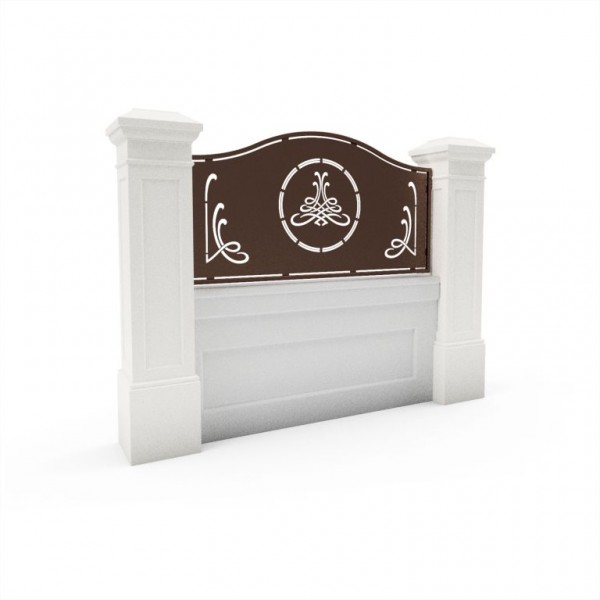 Panou gard tabla decupata , model lira 200x120cm