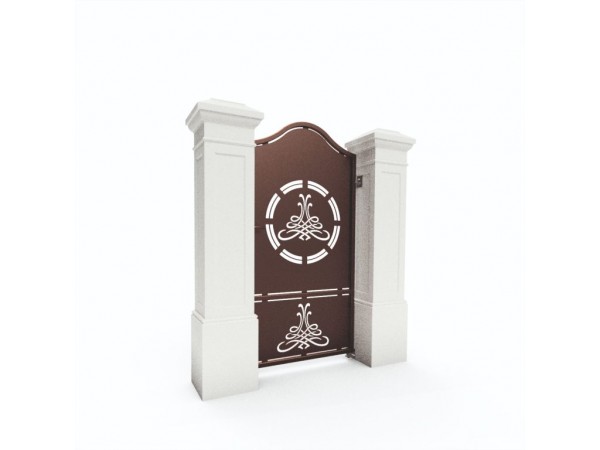 Porti metalice tabla decupata model lira 450x200 cm
