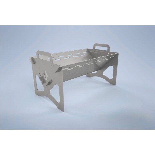Gratar carbune modular, otel 3mm, 50x30cm